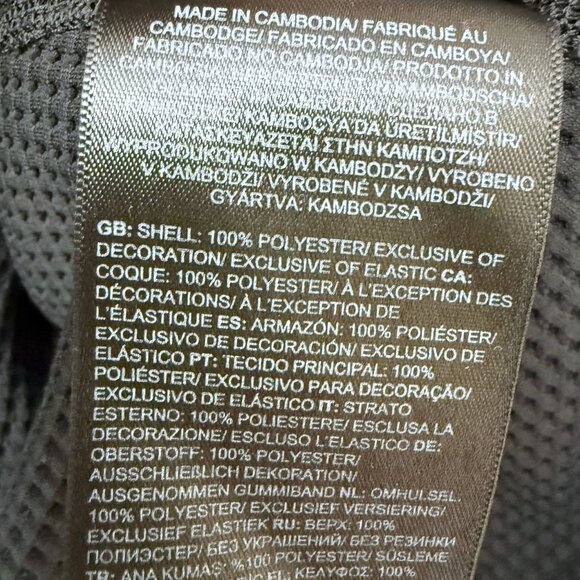 The North Face Mens Henley XXL Black Waffle Knit Long Sleeve Shirt Logo - Picture 10 of 11